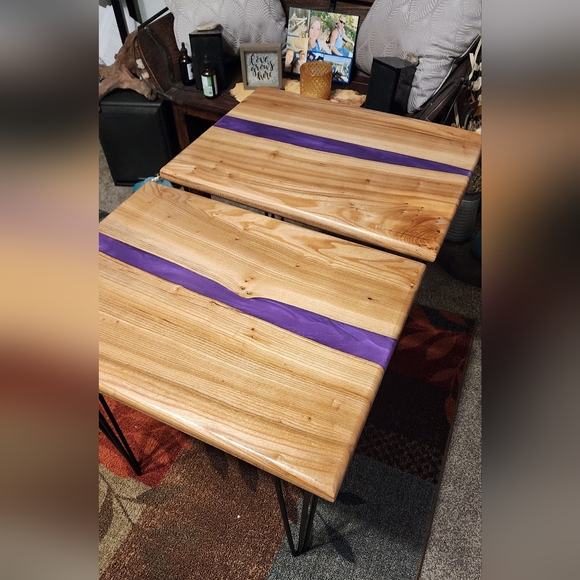 Montana Made Elm End Tables - Picture 4 of 9